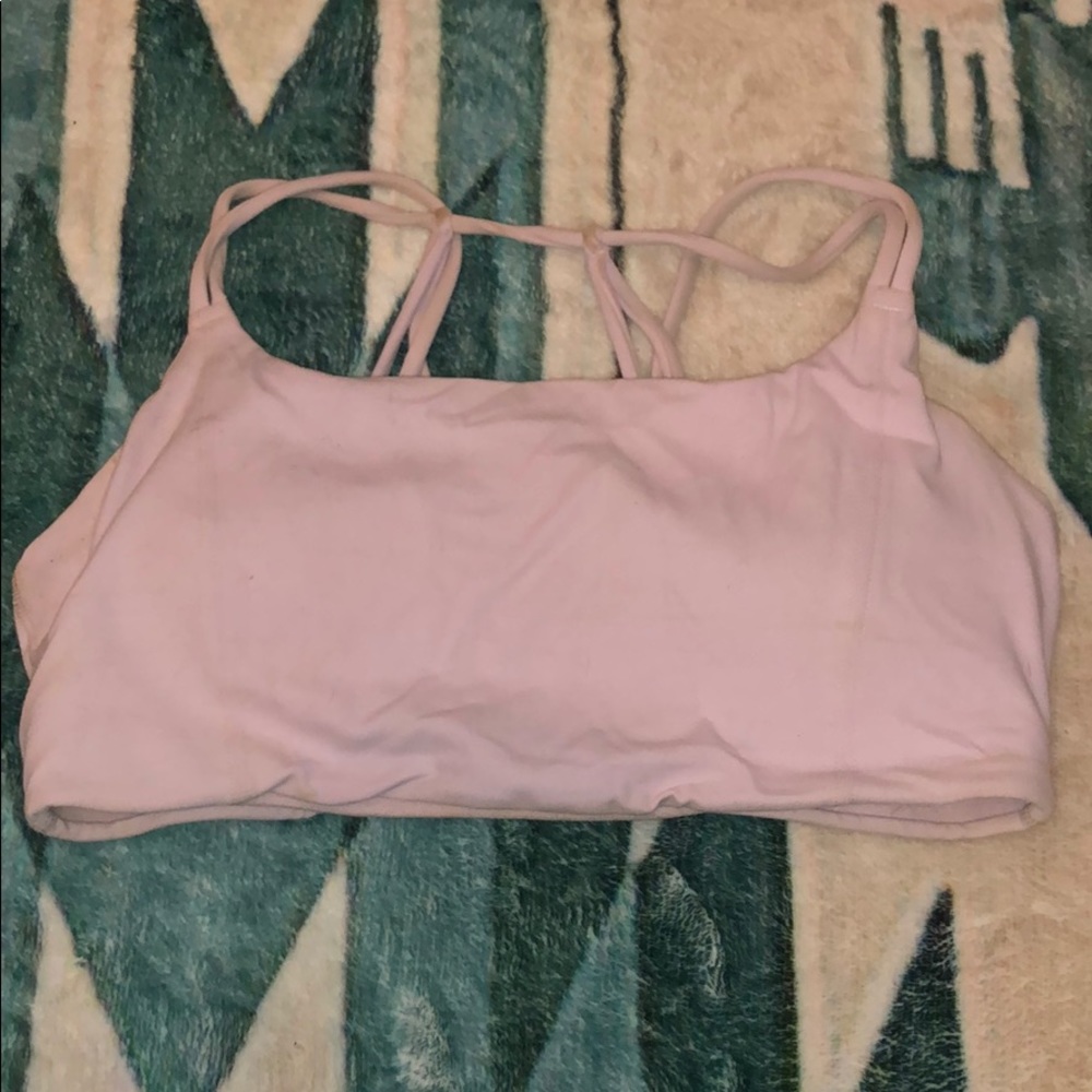 Athleta Baby Pink Sports Bra